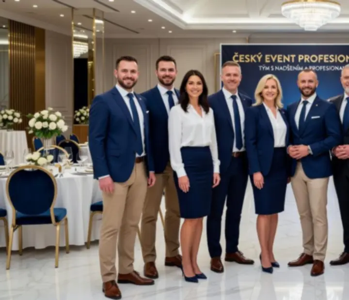 Tým HraniceA při přípravě elegantního kasinového večera v České republice