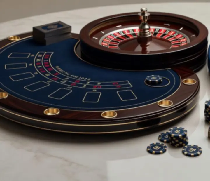 Moderní pokerové, ruletní a blackjack vybavení HraniceA